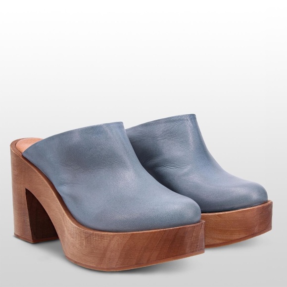 Free People Suki Platform in Blue - Picture 1 of 10